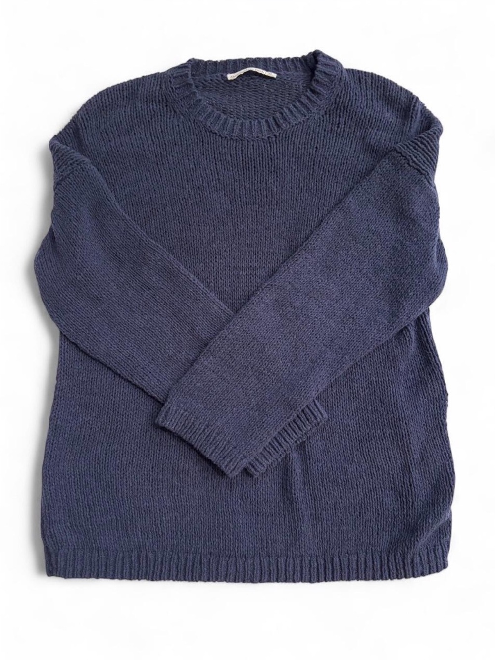 Abercrombie & Fitch Crewneck Sweater in Navy Blue